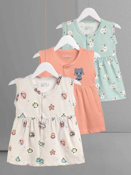 HELLCAT Girls Pack of 3
                    Graphic Print Fit and Flare Dress