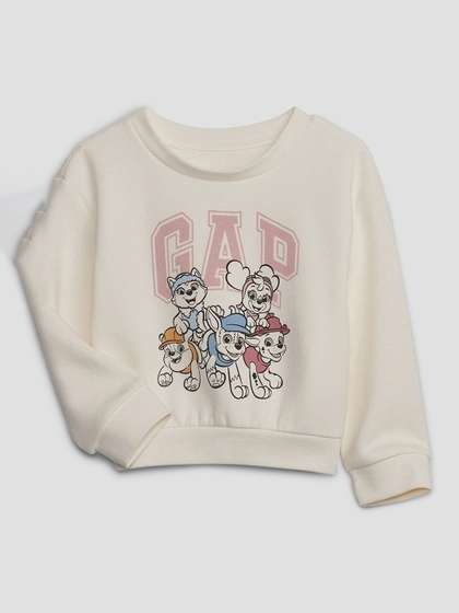 GAP Girls Graphic
                    Printed Pure Cotton Sweatshirt