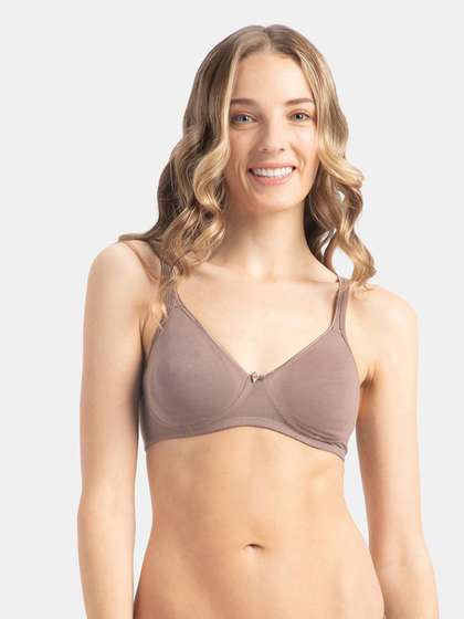 Jockey Wirefree Non
                        Padded Super Combed Cotton Stretch Medium
                        Coverage Everyday Bra 1722