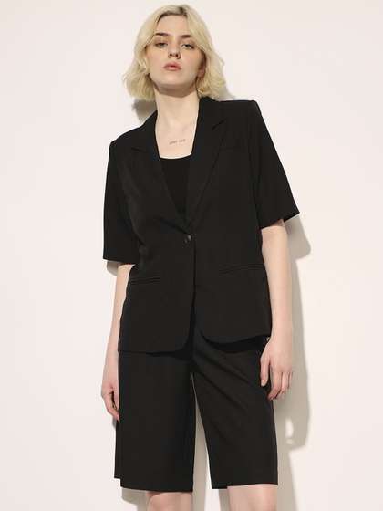 ONLY Single Breasted
                        Tailored-Fit Blazer