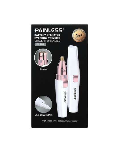 PAINLESS Rechargeable
                    Portable Eyebrow Trimmer