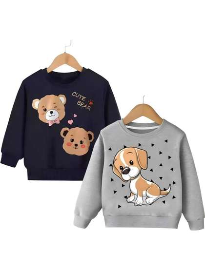 Be Perfect Kids Pack Of
                    2 Printed Sweatshirt