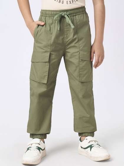 Ed-a-Mamma Boys Comfort
                    Regular Fit Joggers Cotton Trousers