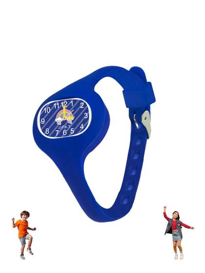 Spiky Kids Printed Dial
                    & Straps Analogue Watch ALIEN_C6_Blu