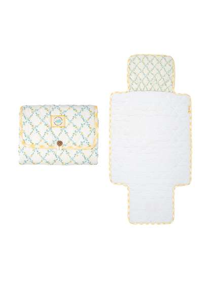TIDY SLEEP Kids Cotton
                    On The Go Mats Bloom Vines