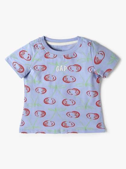 GAP Girls
                      Conversational Printed Cotton T-Shirt