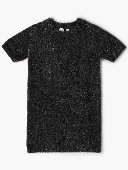 GAP Girls Embellished
                    Round Neck A-Line Dress