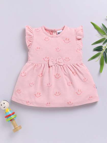 YK X Tinyo Girls Printed
                    A-Line Dress