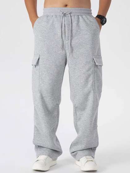 The Modern Soul
                          Men Mid Rise Loose Fit Track Pants