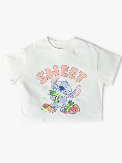 GAP Girls Printed
                    Relaxed-Fit T-Shirt
