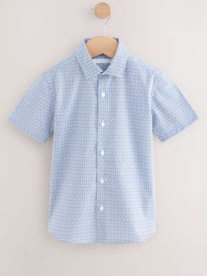 NEXT Boys Printed
                      Cotton Casual Shirt