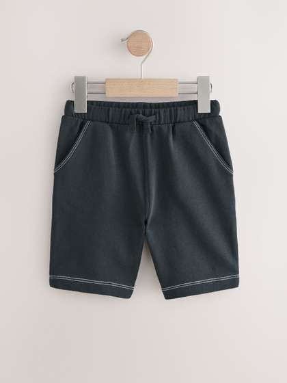 NEXT Boys Solid Pure
                    Cotton Bermuda Shorts