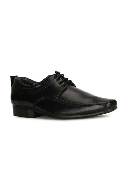 Bata Men Round Toe
                          Textured Formal Derbys