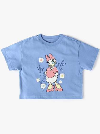 GAP Girls Printed
                      Relaxed-Fit T-Shirt