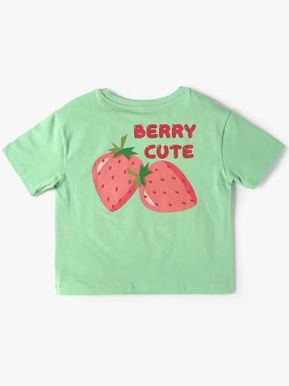 GAP Girls Graphic
                    Printed Cotton T-Shirt