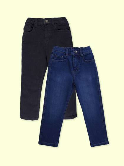 KiddoPanti Boys Pack Of
                    2 Comfort Regular Fit Mid-Rise Light Fade
                    Stretchable Jeans