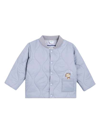 MINI KLUB Boys Solid
                      Cotton Woven Quilted Jacket