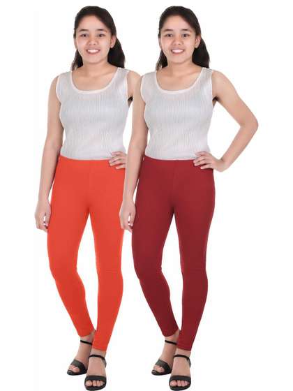 100LUCK Girls Multicoloured Leggings