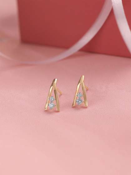 Mia by Tanishq 14 KT
                        Gold Diamond Earrings - 1.408 g