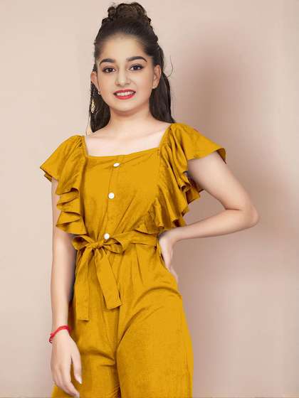 YK Girls Basic Jumpsuit
