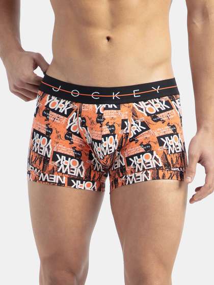 Jockey Super
                          Combed Cotton Elastane Stretch Printed Brief
                          with Ultrasoft Waistband - NY01