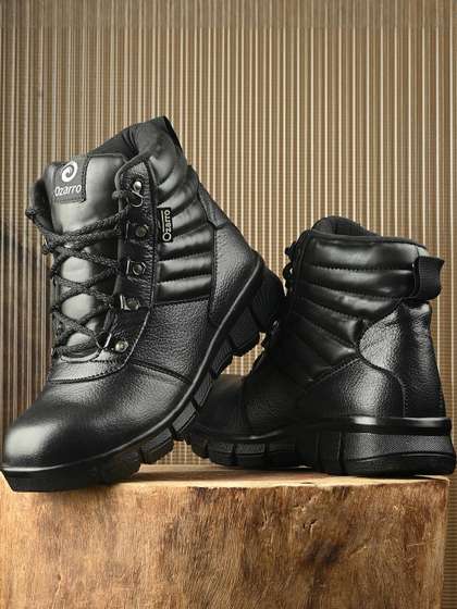 Ozarro Men Steel
                          Toe Safety Shoe - S4453