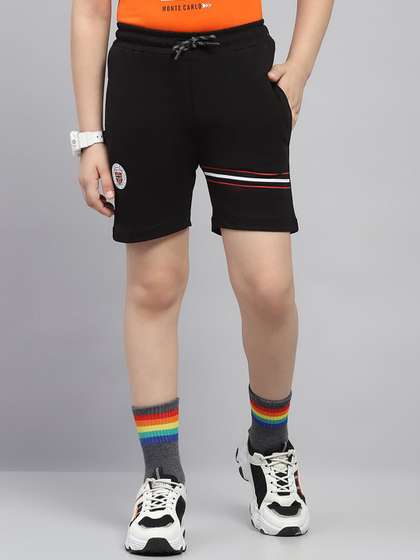 Monte Carlo Boys Printed
                    Regular Fit Mid-Rise Shorts
