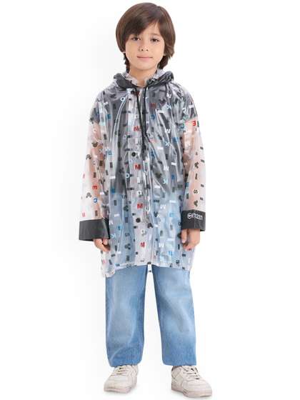 Citizen Kids Mickey
                        Letter Printed Rain Jacket