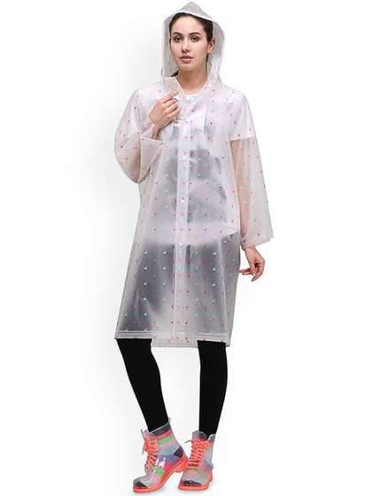 Alexvyan Printed
                        Hooded Rain Jacket