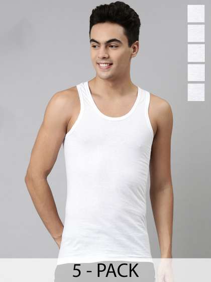 Dixcy Scott Josh Men
                        Pack of 5 Breathable Cotton Men Vest