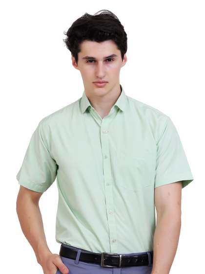 APPEL TOUCH Spread
                        Collar Regular Fit Formal Shirt