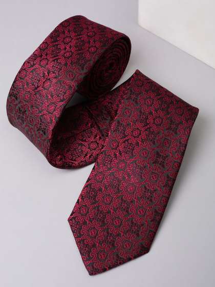 Allen Solly Woven Design Broad Tie