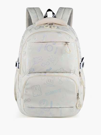 Tinytot Unisex Kids
                    Typography Backpack with Hip Strap