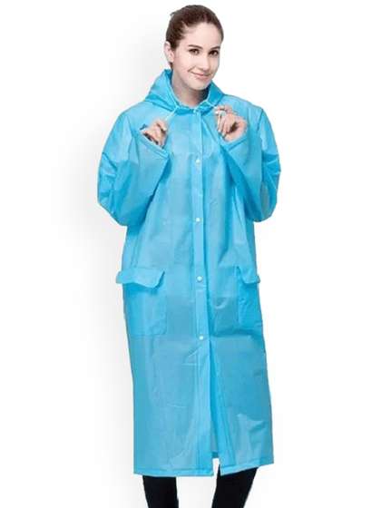 Alexvyan
                        Water-Resistant Reusable Hooded Rain Jacket