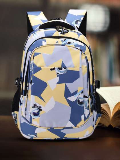 Tinytot Unisex Kids
                      Geometric Backpack