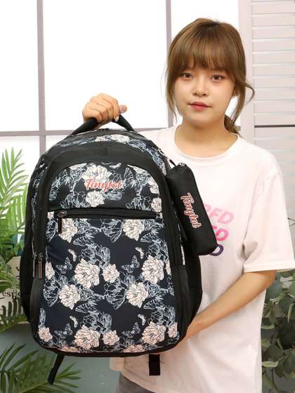 Tinytot Girls Printed 30
                    Litre Backpack With Pencil Pouch