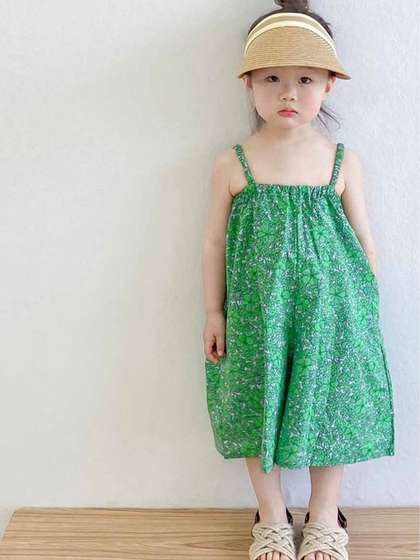 LULU & SKY Girls
                    Capri Jumpsuit