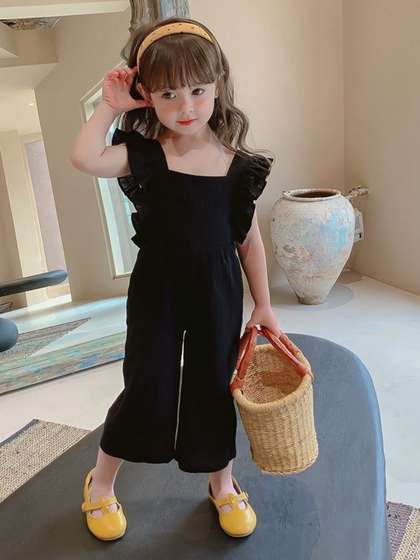 LULU & SKY Girls
                    Capri Jumpsuit