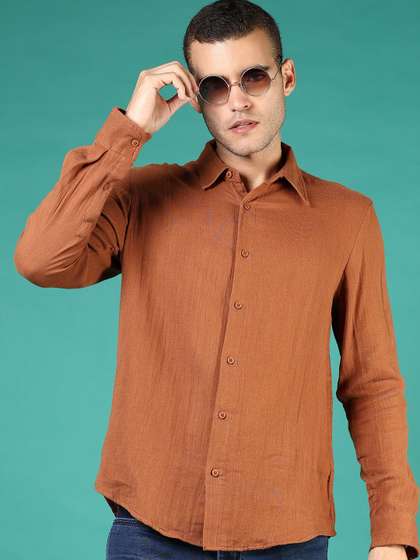 Price History of V-Mart Opaque Casual Shirt from Myntra 111_14839313