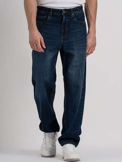 Red Tape Men Baggy
                        Fit Relaxed Streetwear Jeans