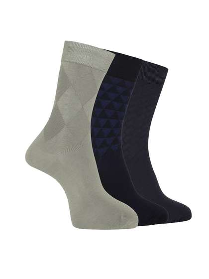 Dollar Men Pack Of 3
                    Patterned Woolen Calf-Length Socks