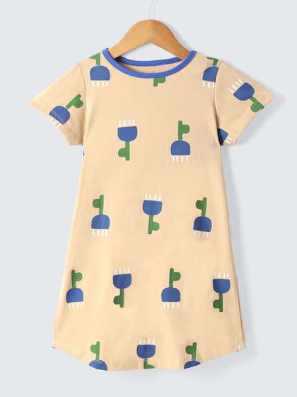 Nite Flite Girls
                      Printed Pure Cotton Nightdress