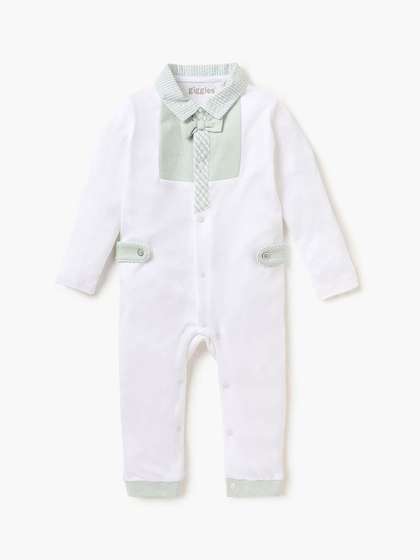 Giggles by Babyshop
                      Infant Boys Shirt Collar Neck Rompers