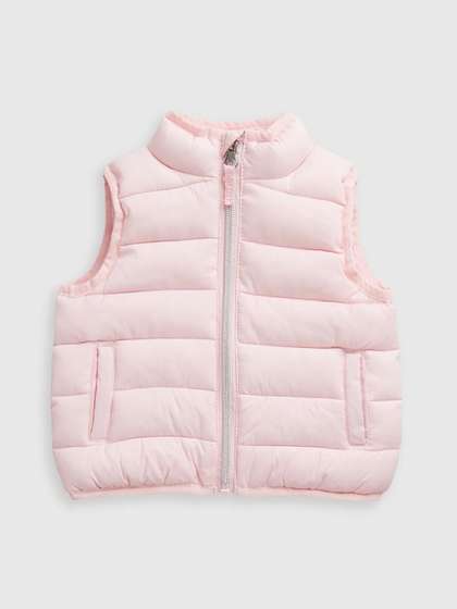 mothercare Girls Nylon
                      Solid Puffer Jacket