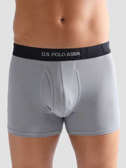 U.S. Polo Assn.
                        Men's Colourblocked Anti Microbial Stretchable
                        Short Trunk ET007-003-PL