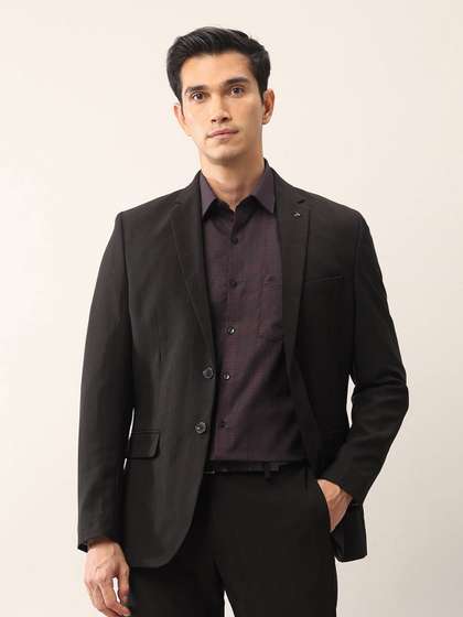 Arrow Men Printed
                          Tailored Fit Single-Breasted 2 Piece Suits