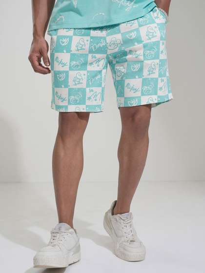 HIGHLANDER Men
                        Mickey Mouse Printed Oversized Fit Shorts