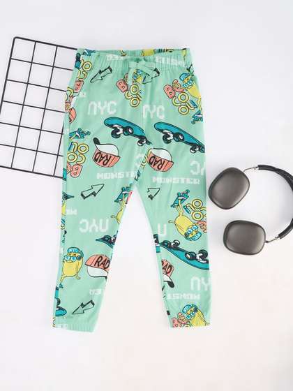 Pantaloons Junior Boys
                    Printed Joggers Trousers