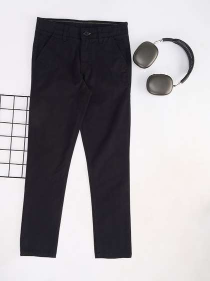 Pantaloons Junior Boys
                    Mid-Rise Chinos Trousers
