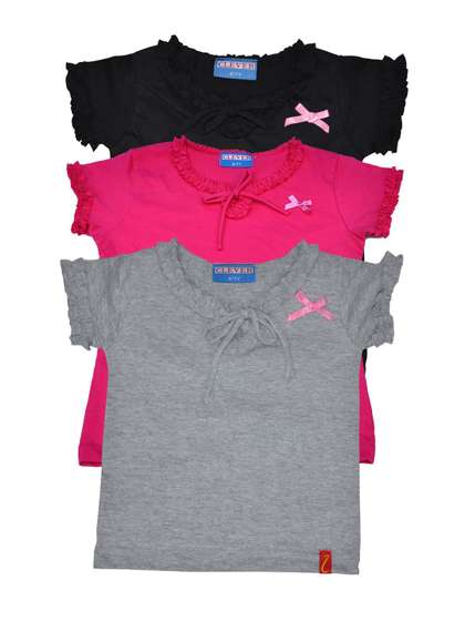 CLEVER Girls Pack Of 3
                    Cotton Top
